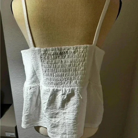 J.Crew Seersucker tie-front top - Picture 4 of 5